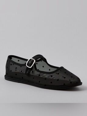 New American Sheer Mary Jane Flats